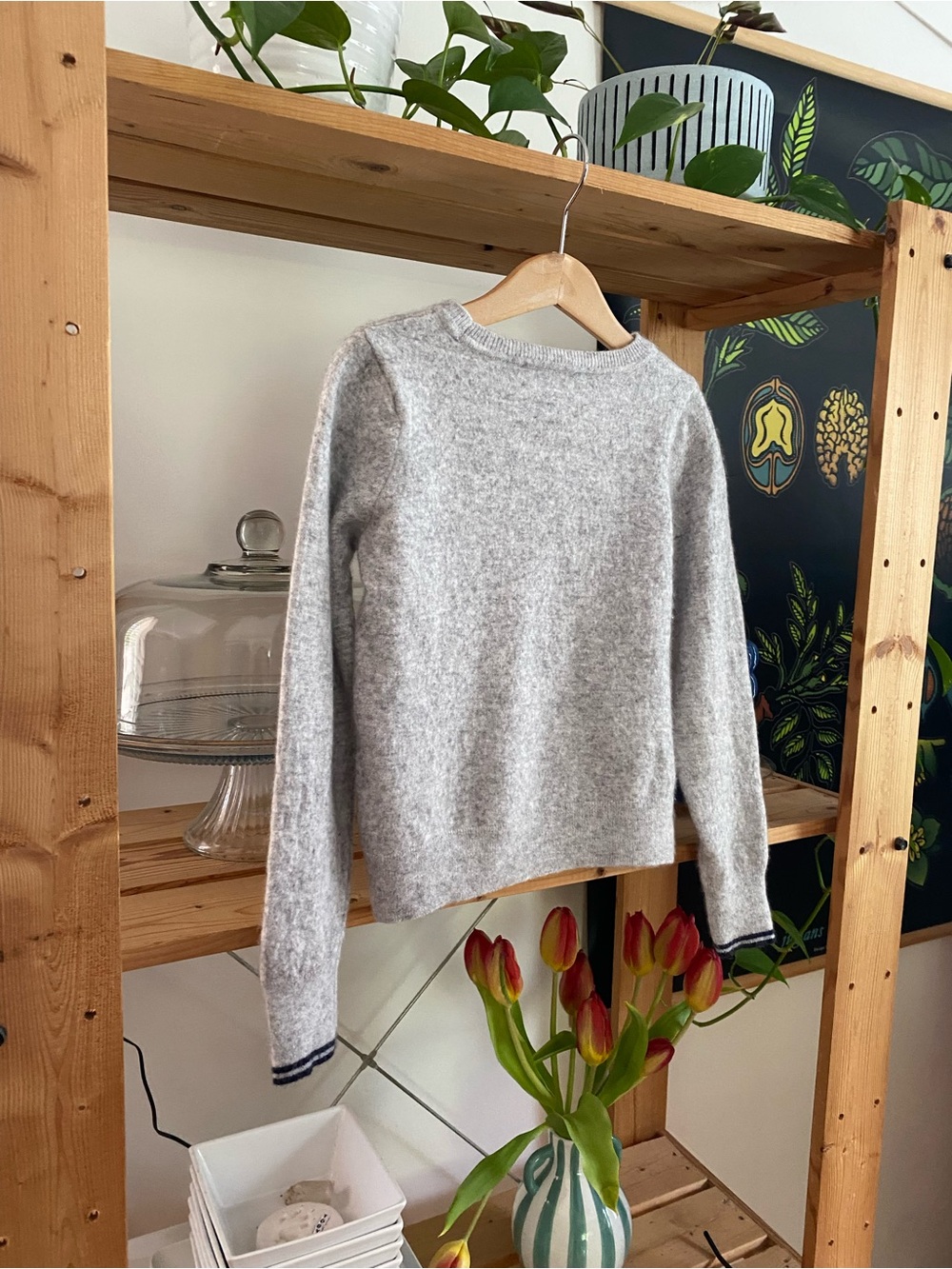 Vineyard Vines Cashmere Wool Blend Whale Crewneck Sweater Medium - Picture 5 of 15